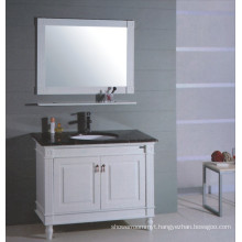 White Wooden Bathroom Vanity (B-315)